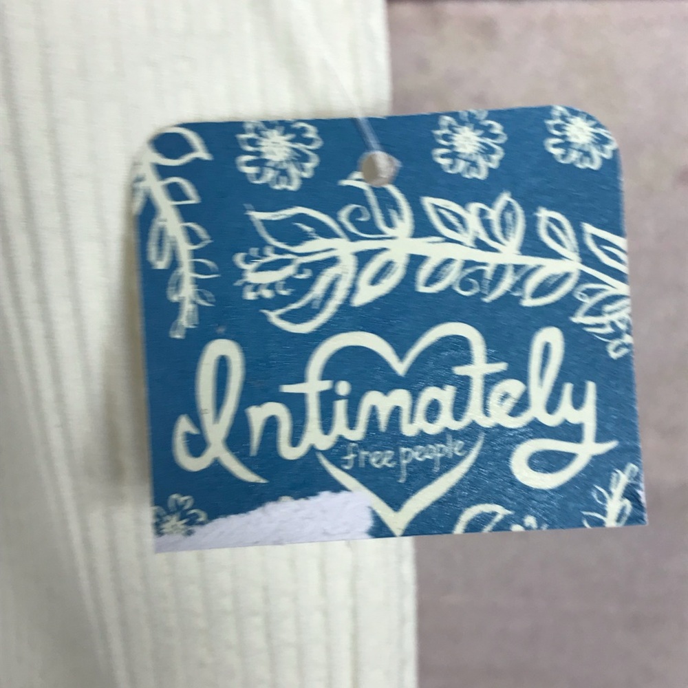 Free People Wide Rib Seamless Cami - Ivory - XS/S - Picture 5 of 6